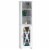 Sauder Cottage Road Engineered Wood Linen Tower in White Perspective: top