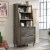 Sauder Clifford Place ® Lateral File Cabinet in Jet Acacia Perspective: top