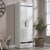 Sauder HomePlus 2-Door Kitchen Pantry Cabinet, Soft White® Finish Perspective: top