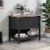 Sauder Cottage Road ® 1-Drawer Lateral File Cabinet in Raven Oak Perspective: top
