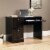 Sauder Select Computer Desk with Keyboard Tray in Cinnamon Cherry Perspective: top