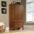 Sauder Carson Forge Armoire in Washington Cherry Perspective: top