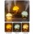 Renewgoo Moon Lamp Aroma Diffuser LED Night Light Planetary USB Mist Humidifier Perspective: top