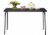 Sudden Comfort Vinyl Rectangular Folding Table - Black Lace Perspective: top