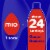 mio Energy Caffeinated & B Vitamins Black Cherry Water Enhancer Bottle Perspective: top