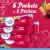 Crystal Light Fruit Punch Sugar Free Caffeine Free Powder Drink Mix Pitcher Packets Perspective: top