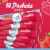 Crystal Light Wild Strawberry Powdered Drink Mix with Caffeine On the Go Packets Perspective: top