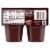 Hershey's Chocolate Ready-to-Eat Pudding Cups Snack with Milk & Real Cocoa, Cups Perspective: top