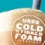 Maxwell House Vanilla Iced Latte with Foam Instant Coffee Perspective: top