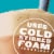 Maxwell House Hazelnut Iced Latte with Foam Instant Coffee Perspective: top