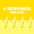 Jell-O Lemon Gelatin Dessert Mix Perspective: top