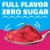 Jell-O Raspberry Artificially Flavored Zero Sugar Gelatin Dessert Mix, Family Size, Box Perspective: top
