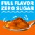 Jell-O Orange Zero Sugar Low Calorie Gelatin Dessert Mix, Family Size, Box Perspective: top
