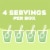 Jell-O Pistachio Instant Pudding & Pie Filling Mix Sweet Treat Dessert Perspective: top