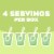 Jell-O Pistachio Instant Pudding & Pie Filling Mix Perspective: top
