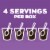 Jell-O Chocolate Fudge Instant Pudding & Pie Filling Mix Perspective: top