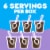 Jell-O Chocolate Sugar Free & Fat Free Instant Pudding & Pie Filling Mix Perspective: top