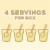 Jell-O Cook & Serve Vanilla Pudding & Pie Filling Mix Perspective: top