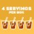 Jell-O Cook & Serve Butterscotch Pudding & Pie Filling Mix Perspective: top