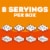 Jell-O No Bake Pumpkin Style Pie Dessert Kit with Filling Mix & Crust Mix Perspective: top