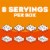Jell-O No Bake Pumpkin Style Pie Dessert Kit with Filling Mix & Crust Mix Perspective: top