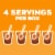 Jell-O Pumpkin Spice Instant Pudding & Pie Filling Mix Perspective: top