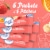Crystal Light Zero Sugar Strawberry Orange Banana Drink Mix Packets Perspective: top