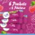 Crystal Light Raspberry Iced Tea Sugar Free Powder Drink Mix Pitcher Packets Perspective: top
