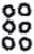 Scunci® Effortless Beauty Mini Shiny Thermal Twisters - Black Perspective: top