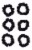 Scunci® Effortless Beauty Mini Shiny Thermal Twisters - Black Perspective: top