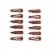 Scunci® Effortless Beauty Brown Clippies Perspective: top