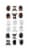 Scunci® Thick Hair Mini Claw Clips Perspective: top