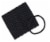 Scunci® No Damage® Black Thick Hair Strong Hold Elastics Perspective: top