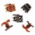 Scunci® No-Slip Grip® Clips Perspective: top