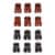 Scunci® Small 3 Prong Jaw Hair Clips Perspective: top