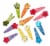Scunci® by Conair® Flower Hair Snap Clips - Multi-Color Perspective: top