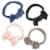 Scunci® Bow Ponytailers Elastics Perspective: top