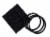 Scunci® No Damage® Hair Elastics - Black Perspective: top
