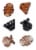 Scunci® No Slip Grip® Mini Jaw Clips Perspective: top