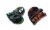 Scunci® No-Slip Grip® Galaxy Jaw Clips - Multi-Colored Perspective: top