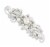 Scunci® Real Style Barrette - Silver Perspective: top