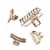 Scunci® Metal Claw Clips Perspective: top