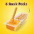 Handi-Snacks Premium Breadsticks 'n Cheese Dip Snack Packs Perspective: top