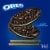 Oreo Thins Mint Flavored Creme Chocolate Sandwich Cookies Family Size Perspective: top
