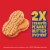 NUTTER BUTTER Double Nutty Peanut Butter Sandwich Cookies Perspective: top