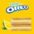 Oreo Lemon Creme Sandwich Cookies Party Size Perspective: top