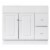 Wyndham 36-Inch 2-Door Bathroom Wood Vanity Without Top in White Perspective: top