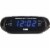 RCA USB Charging Clock Radio - Black Perspective: top