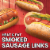 Hillshire Farm Beef Hot Links Smoked Sausage with Spicy Red Pepper Perspective: top