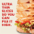 Hillshire Farm Ultra Thin Sliced Rotisserie Seasoned Chicken Breast Sandwich Meat Perspective: top